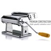 OVENTE Manual Stainless Steel Pasta Maker Machine and 7 Thickness