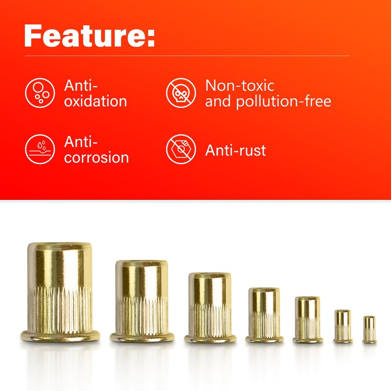 TOPEX Rivet Bolt Steel Rivets Tool Zinc Plated Steel Flange