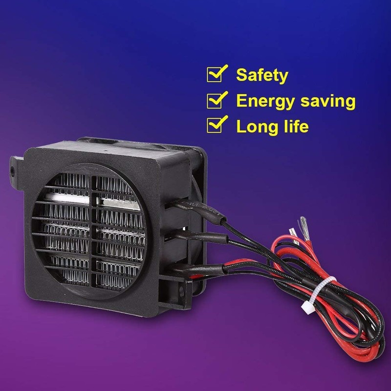 Fdit PTC Car Fan Air Heater for Small Room Space
