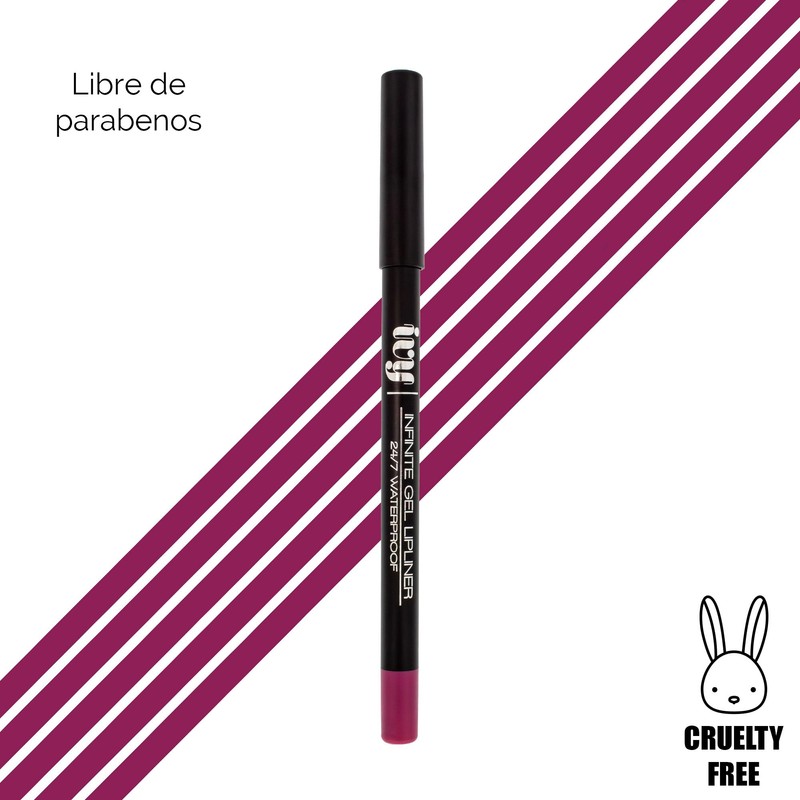 IVY Delineador de Labios en Gel, Indeleble 24 Horas, Resistente