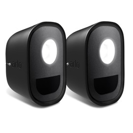 Arlo ALA1000 Smart Home Security Light Skins - Designed for Arlo Security Light, Black, Set of 2