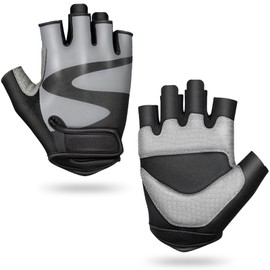 Winyoher Cycling Gloves Men Women Shock Absorbing Ergonomic Half Finger Cycling Gloves Breathable Non-Slip Comfortable for Fitness, MTB, Long Tours, Sports XL