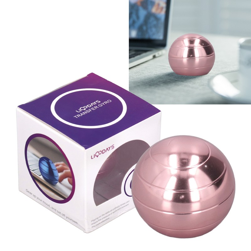 45mm Diameter Gyroscope Ball Alloy Rotating Anxiety Relief Fingertip Decompression