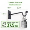 Idzo Black Plant Hooks for Wall 7.5 inch, Hanging Capacity