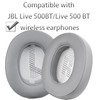 Akkiv Replacement earpads Compatible with JBL Live 500BT Headphones