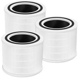 Core 200S Filtro de repuesto para purificador de aire inteligente LEVOIT Core 200S WiFi, filtracin HEPA 3 en 1 prefiltro de carbn activado de alta... 