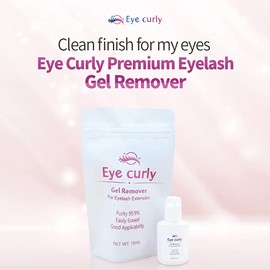 Eyecurly Eyelash Extension Remover and Lash Remover for Lash Extensions - Eyelash Glue Remover Dissolves Eyelash Extension Glue 15g