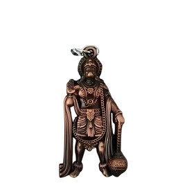 Bro Mart Standing Bajrangbali | Lord Hanuman | Pavanputra | Metal Keychains/Keyring For Men,Women, Car and Bikes and home(Multi Color)