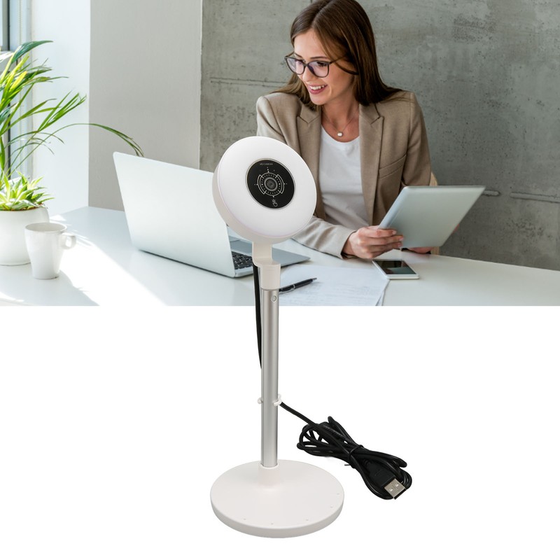 1080P Fill Light Webcam 3 Level Adjustable Fill Light Retractable