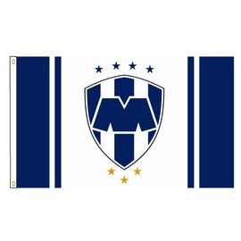 Yerchic Monterrey Flag Mexico Soccer Futbol Banner 3x5ft Polyester Flag For Garage Room Man Cave