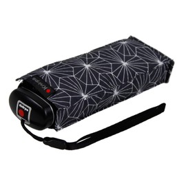 Knirps Travel Pocket Umbrella, black-white