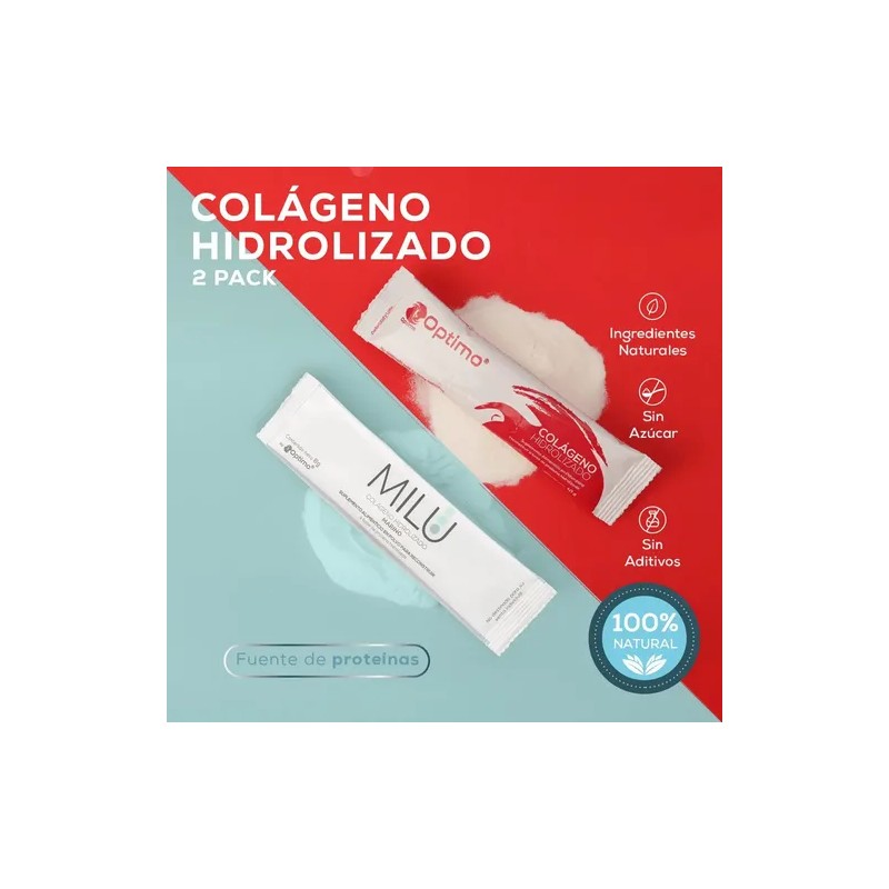 Kit Colágeno Hidrolizado Optimo + Milu Marino