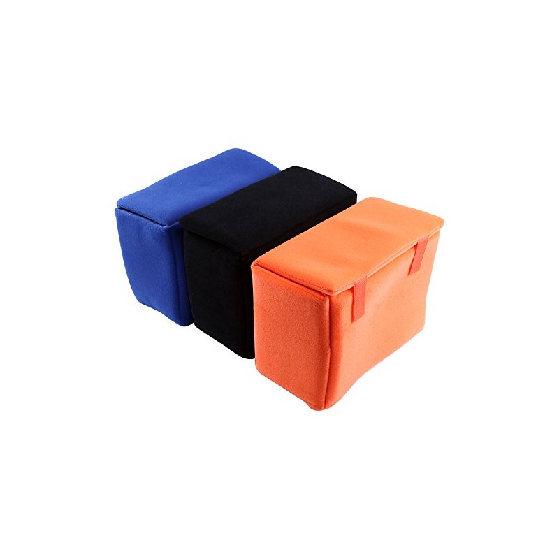 Camera Insert Bag, Portable Camera Inner Partition Padded Nylon Velvet