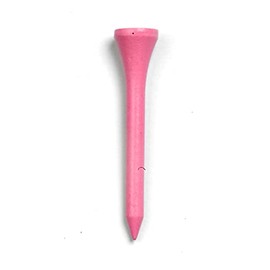 Golf Tees Etc 2 1/8" Wooden Tees - Pack of 100 (Neon Hot Pink)