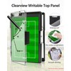 Clearview Clipboard with 2 Storage, Dry Erase 8.5x11 Heavy Duty