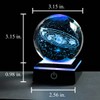 3D Solar System Model Crystal Ball 80mm 3.15inch - Outer