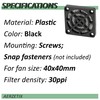 AERZETIX - C15112-40 x 40 mm protective grille for PC