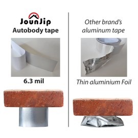 JOUNJIP Auto Body Repair Tape - Heavy Duty High-Strength Adhesive Aluminum Tape for Automotive Repair, 6.3Mil x2 Wx10 L- 12 Pack