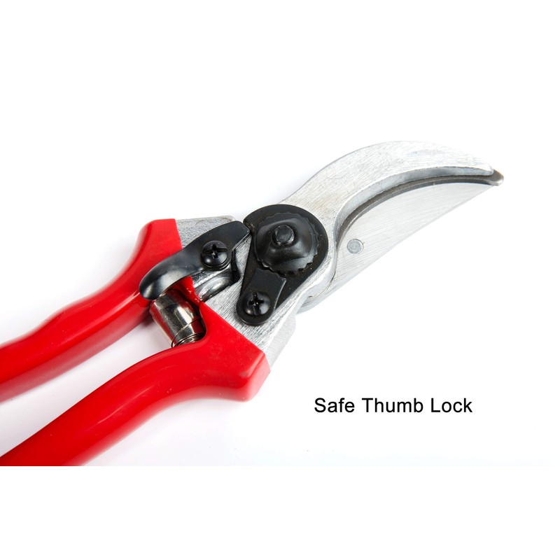 Professional Heavy Duty Bypass Secateurs, Garden Pruning Shears with Ergonomic