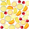 35pcs Artificial Lemon Slices Blocks Red Cherries, Fake Fruit Simulation
