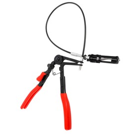 BTSHUB 24" Flexible Hose Clamp Plier Cable-Type Wire Long Reach Compatible for Car Truck Fuel Oil Water Pipe Repair Tool