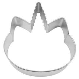 R&M Unicorn Face 4.5" Cookie Cutter-Baking Tool for Cookies, Fondant & Crafts