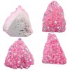 mookaitedecor Titanium Coated Clear Quartz Crystal Pink AB Crystal Cluster