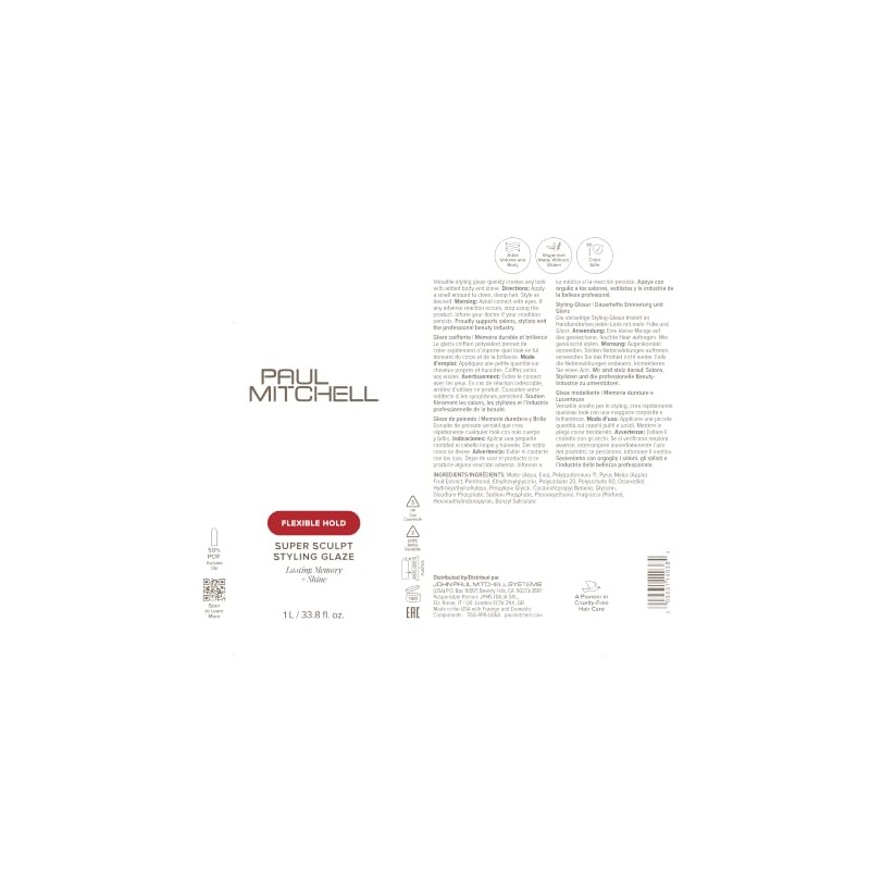 Paul Mitchell Super Sculpt Líquido para Peinar, Secado Rápido, Fijación