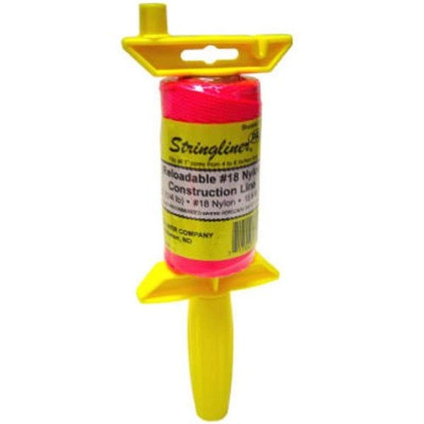 Stringliner STRINGLINER COMPANY 25162 Braided 250-Feet Reloadable Line Reel, Fluorescent
