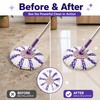 Microfiber Spin Mop Replacement Heads for O-Cedar/Vileda EasyWring – 3/6