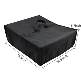 GLUK High Quality Nylon Fabric Dust Cover Compatible with Yamaha RS202DBL Stereo Receiver/Sony STRDH190 Stereo Receiver