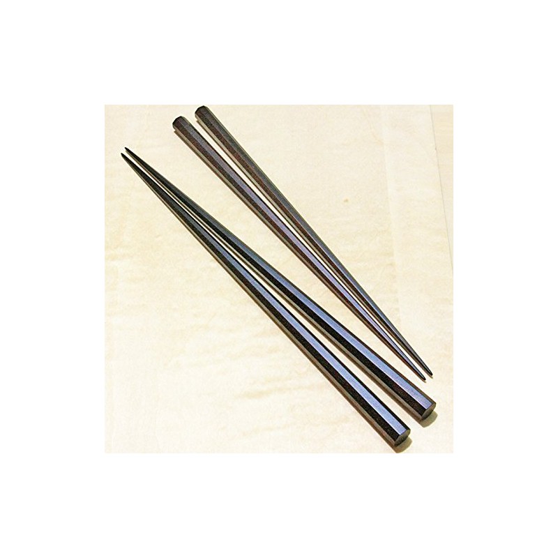大黒屋 Fires Wood Chopsticks Finest Stripe Ebony Eight Corners Sharpener