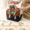 Insulated Lunch Bag with Foil Layer - Double Side Pockets,