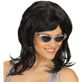 Perücke Flirty schwarz