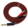 jingfei 1/4 to Banana Plug,6.35mm Phono to Banana Plug Speaker