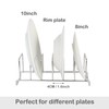 IMEEA Plate Rack 304 Stainless Steel Countertop Dish Holder for