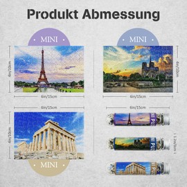 MISITU 150-Pieces Mini Puzzles Pack of 3 - Eiffel Tower