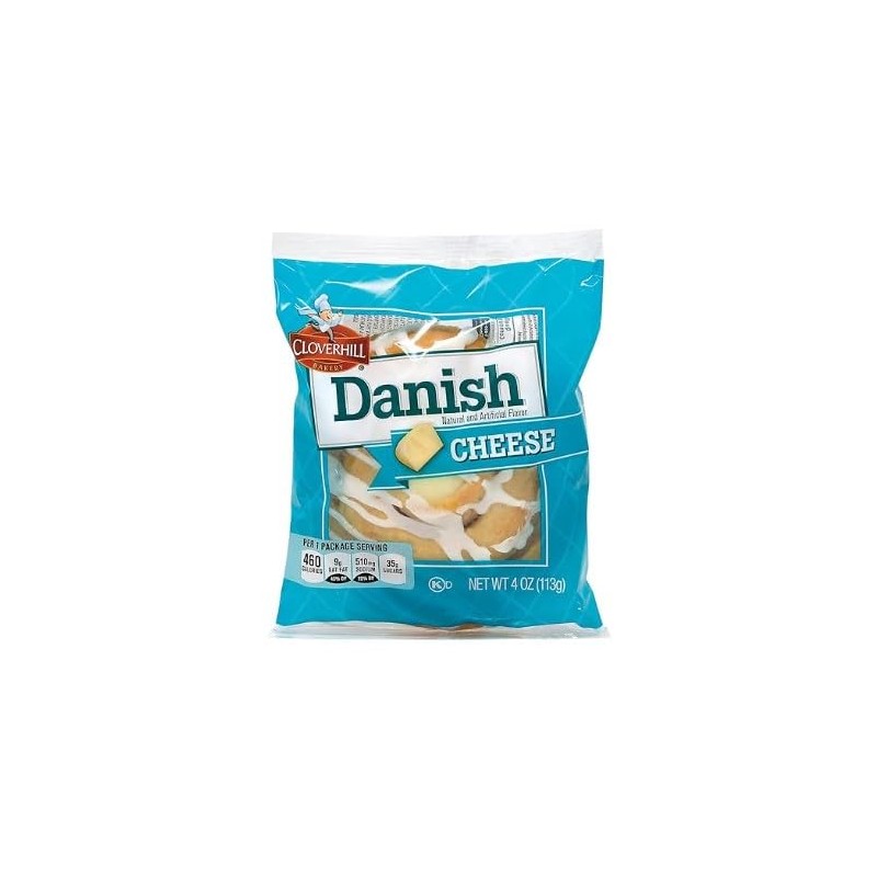 Cloverhill Cheese Danish – 6 Pack of 4.25 oz Individually