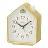 Seiko Clocks Plastic with Wood Pattern QHP011A, Wood Colour