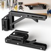 2 Pack E Track Folding Shelf Brackets - 8 Inches