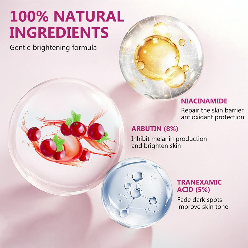 Arbutin 8% & Tranexamic Acid 5% Cream, Facial Moisturizer, 60