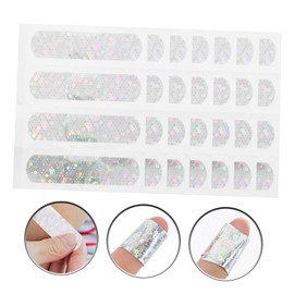 WHAMVOX 100pcs Glitter Strips Portable Care Stickers Convenient Protector for for Parties and Events Easy to Carry and Use