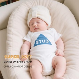 Baby Beanie Bow Hats Infant Toddler Winter Soft Knit Hat,Kids Warm Beanie for Boys Girls Children Caps 6-36 Months