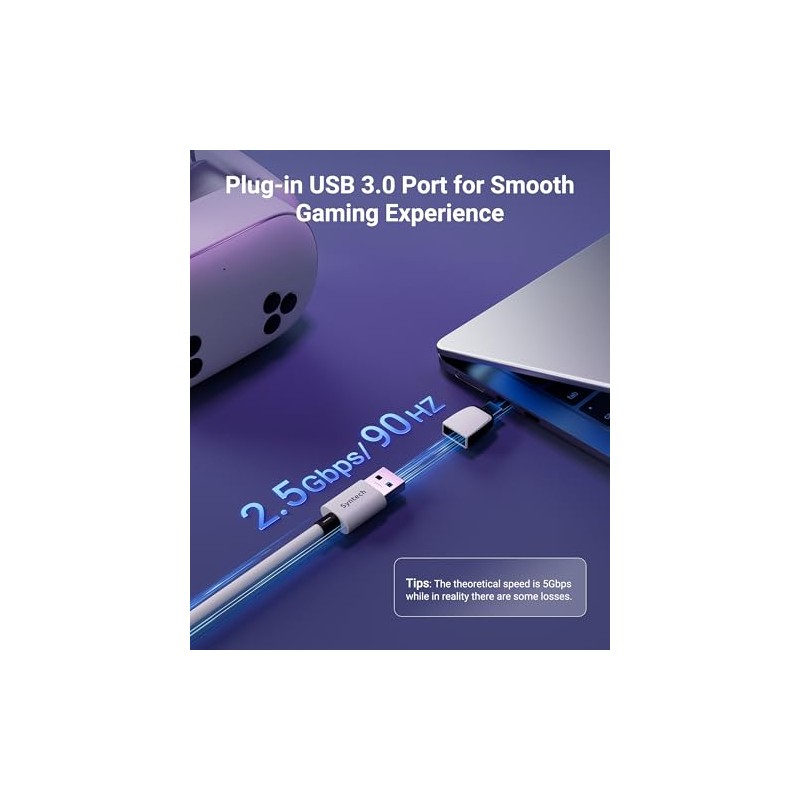 Syntech Cable de enlace con carga de 16 pies compatible