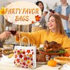 Resholder 24 Pcs Fall Thanksgiving Clear Gift Bags Maple Leaf