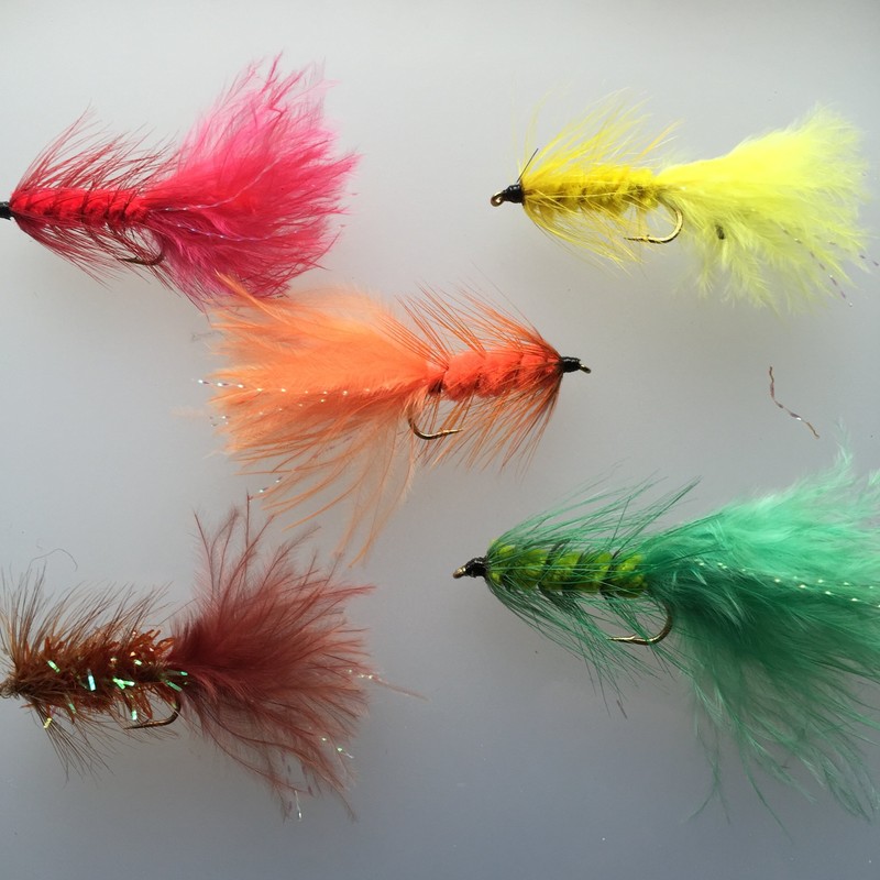 BestCity Fly Fishing WOOLLY BUGGER Set of 16 wooly buggers