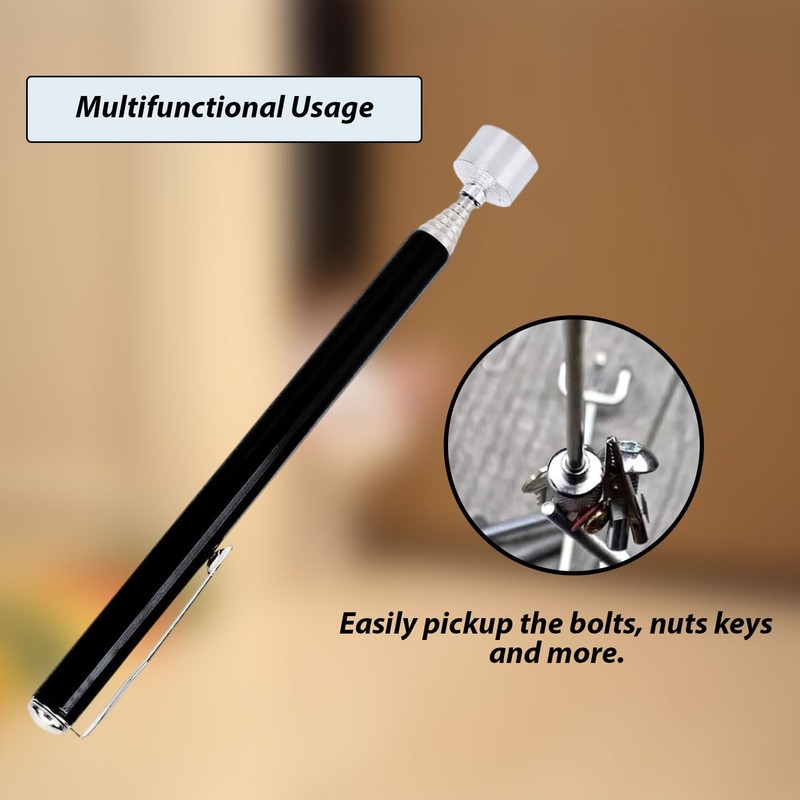Telescopic Magnetic Pickup Tool Durable Magnetic Grabber Retrieving Stick with