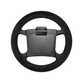 Universal Silicone Golf Cart Steering Wheel Cover fits for Club Car, Yahama, EZGO, Anti Slip Cover Easy to Install, Great Gifts for Golfer (Black)