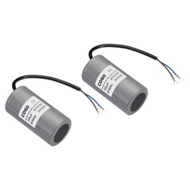 PATIKIL CD60 Running Capacitor, 2 Pack 300uF 275V 2 Wires 50/60Hz Motor Starting Capacitor 100x50mm for Air Compressor Motor Starts Running