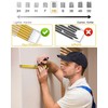 DAFNE Pack of 24 Pencil Leads for Carpenter's Pencil, 2.8